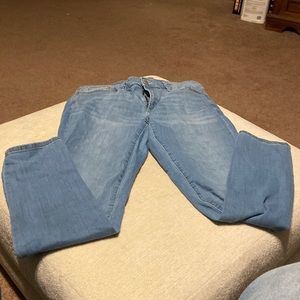 Universal thread size 14 light blue jeans slim fit